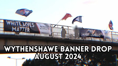 Wythenshawe Banner Drop August 2024