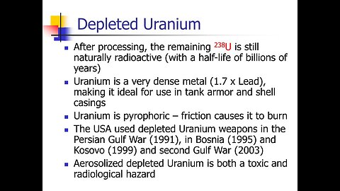 Putin To U.S., U.K., & NATO ~ No More Depleted Uranium ( DU ) Shells or WWIII