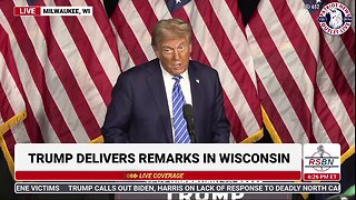 LIVE REPLAY: Trump Delivers Remarks in Milwaukee, WI. | 10-01-2024