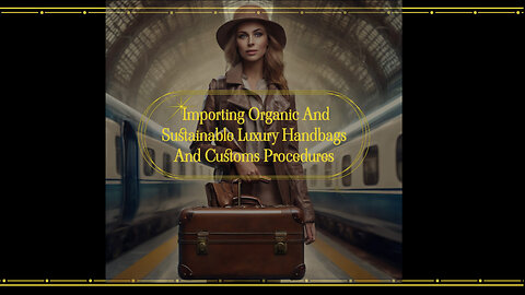 Mastering Customs Procedures: Importing Organic and Sustainable Luxury Handbags