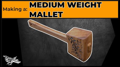 Making a Medium Weight Mallet // Using traditional hand-tools