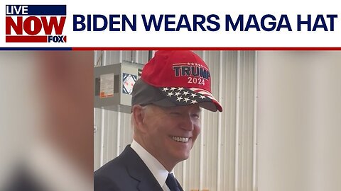 Joe Biden wears MAGA hat, White House calls it a gesture of 'unity' | LiveNOW from FOX