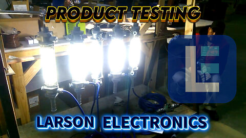 Testing Industrial Power & Lighting Products in Texas at the Larson Electronics Warehouse