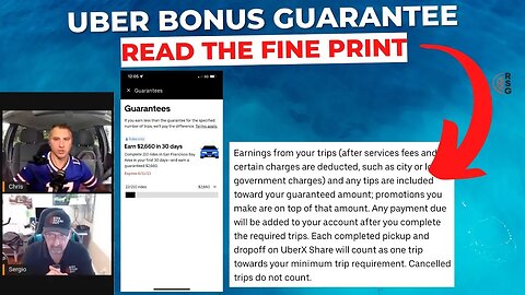 READ THE FINE PRINT! Uber Bonus Offer In Sacramento