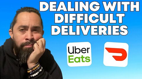 Dealing With Difficult Drop-Offs As A DoorDash/Uber Eats Driver