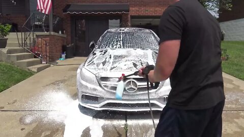 How To Properly Wash AND Dry Your Car WITHOUT Touching it! (No Swirl Marks)