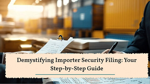 Mastering Importer Security Filing: A Step-by-Step Guide for Importers