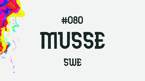 #080 | Musse | SWE – självmedicinering, ångest, kreativitet, passion & mycket mer