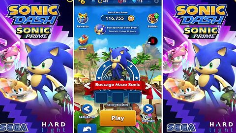 Boscage Maze Sonic Run I Sonic Prime Dash New Netflix Game