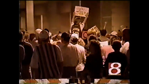 May 13, 1998 - Celebrations in Downtown Indy as the Pacers Finish Off the Knicks (WISH)