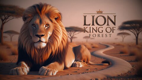 The King of the Forest: Majestic Lion Dominates the Wild