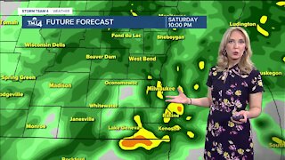 Heavy rain continues Saturday