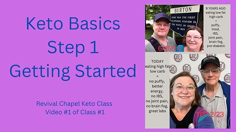 Keto Basics - Getting Started - Step 1