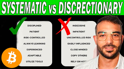 Systematic VS Discretionary Trading Approach: Which one is Better? (Pro Trader VS Beginner Trader)