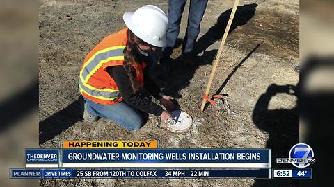 Groundwater monitoring wells installation begins