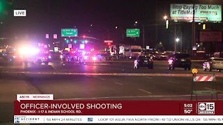 Officer-involved shooting near I-17 and Indian School Road