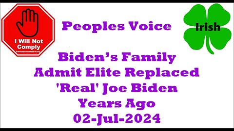 Biden’s Family Admit Elite Replaced 'Real' Joe Biden Years Ago 02-Jul-2024