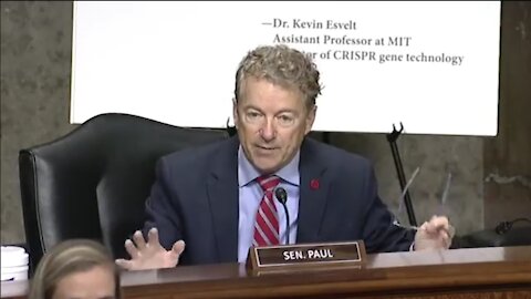 Sen Rand Paul Demands Fauci Resign Over Gain Of Function