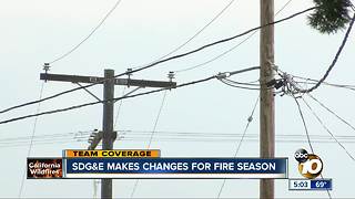 SDG&E makes changes for fire season