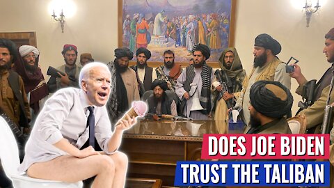 BIDEN ASKED IF HE “TRUSTS THE TALIBAN” HIS ANSWER MAKES THE ROOM GASP