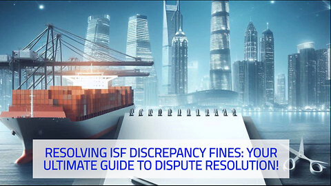 Avoiding Penalties: How to Resolve ISF Discrepancy Fines Like a Pro!