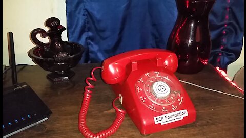 Red Western Electric 500 Rotary Telephone Ringing!