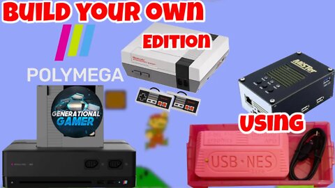 Build Your Own Polymega with MiSTer FPGA and Use Your Own Cartridges (USB-NES)