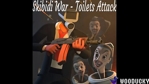 Skibidi War - Toilet Attack (Gameplay)