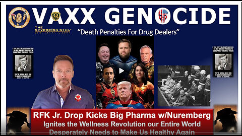 WWG1WGA: RFK Jr Drop Kicks Big Pharma for V*axx Genocide! Nuremberg Next? Wellness Revolution Here!