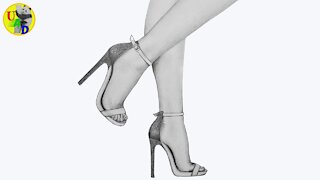 Cute Stiletto Heels Pencil Drawing