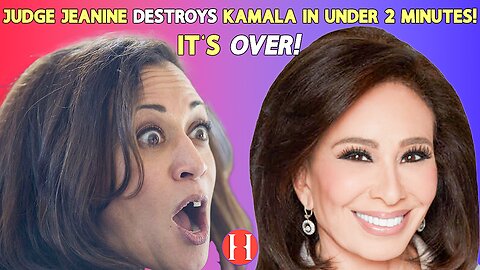 Judge Jeanine Dismantles Kamala Harris in Seconds! 🔥 Must-See Breakdown!