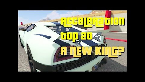 GTAV - Fastest Acceleration Super Cars - NEW TOP 20