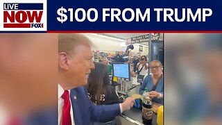 SURPRISE: Mother who Donald Trump gave $100 at Pennsylvania grocery store speaks with LiveNOW