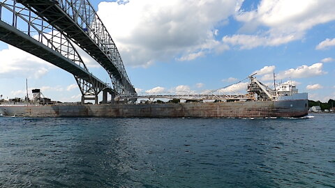 Cuyahoga 603ft 184m Bulk Carrier Cargo Ship In Great Lakes