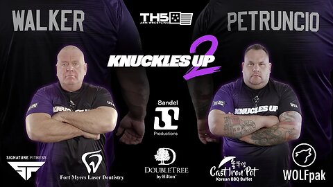 KNUCKLES UP 2 | Steve "ANIMAL" Walker vs Jeremy "TANK" Petruncio