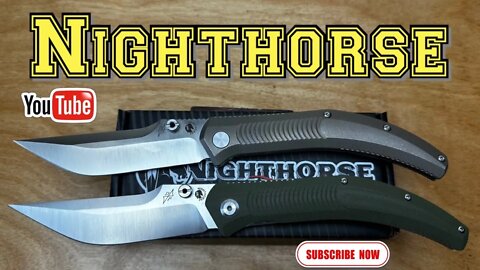 B’yond EDC Nighthorse SMKW exclusive ! Ti frame lock or G10 liner lock !