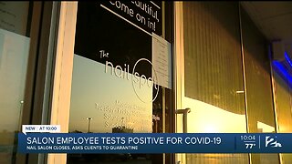 Bartlesville nail salon employee catches virus