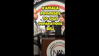 Kamala Promises To Sign Reparations Bill