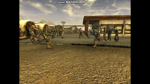 Searchlight Airport | The Great Battle - Fallout: New Vegas (2010) - NPC Battle 154