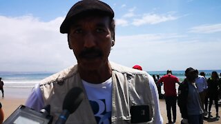 SOUTH AFRICA - Durban - Frenzy of sardine netting off Durban uShaka beach (Video) (kM6)