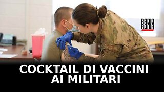 Cocktail di vaccini ai militari