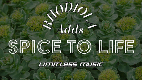 "Rhodiola adds spice to life" (Pop rock for a resilient autonomic nervous system)