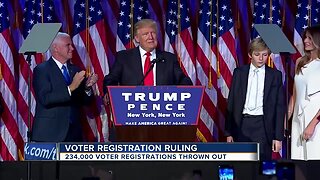 Wisconsin judge: 234K voter registrations should be tossed