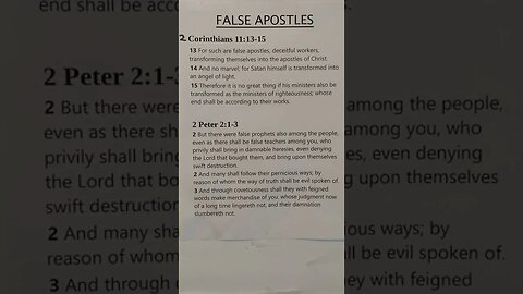 False Apostles