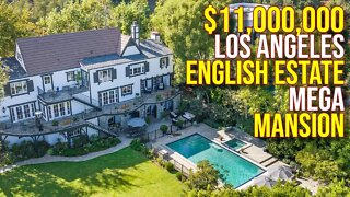 inSide $11,000,000 English Estate LA Mansion