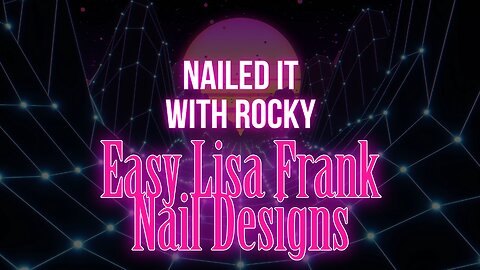 Fun & Easy Summer Neon Nail Art: Lisa Frank Style