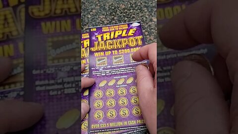 Triple Jackpot Lottery Scratch Off Tickets!