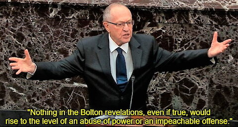 Constitutional Law expert Alan Dershowitz: Trump committed no impeachable offenses