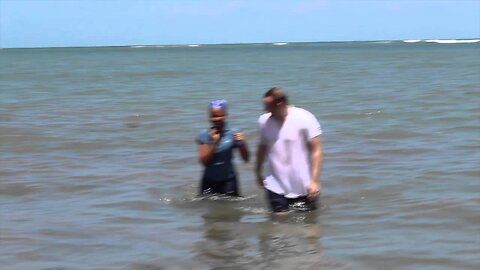 Ocean Baptism In Jesus Name