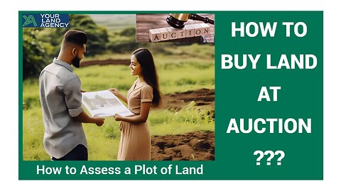 How to buy Land at Auction | How to assess a Plot of Land for future Development potential